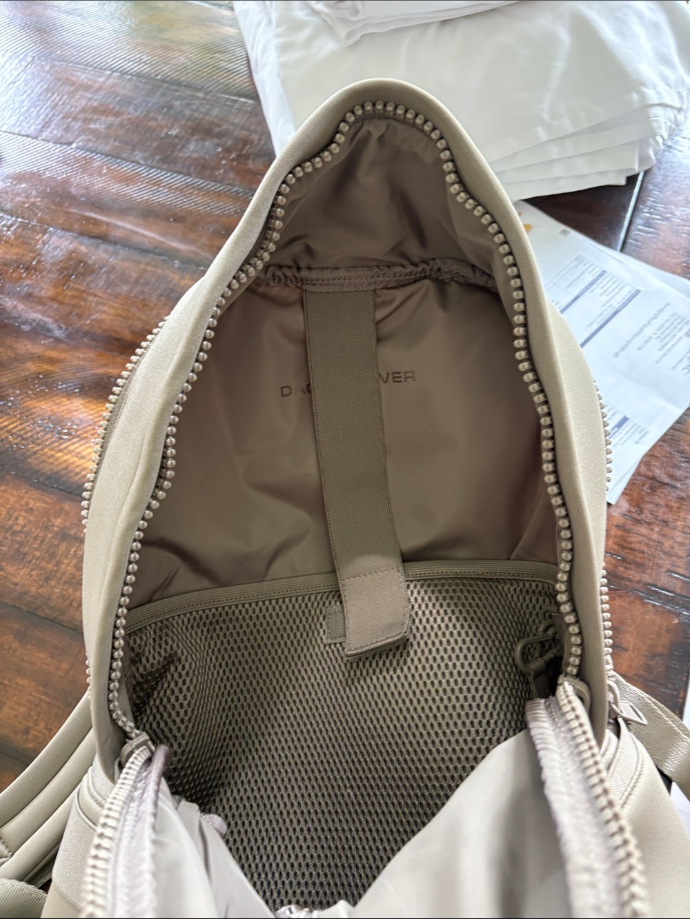 Dagne Dover Backpack in Taupe Neutral - Picture 10 of 14